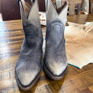 Frye Two-Tone Western Cowboy Boots